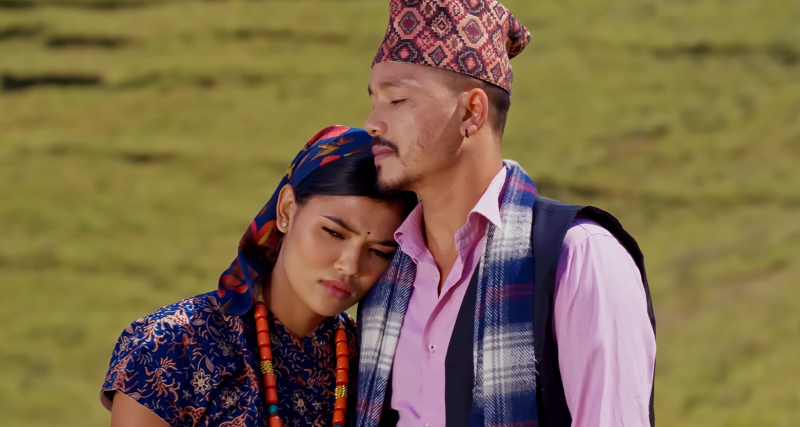 Chhatra Shahi and Kajal Joshi's 'Bambai Pasamla' Released, Featuring Babu Krishna Pariyar and Sanchita Bolakhe