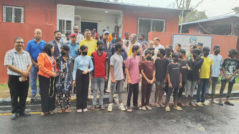 16 Children Rescued from India Handed Over to Families in Madhesh Province