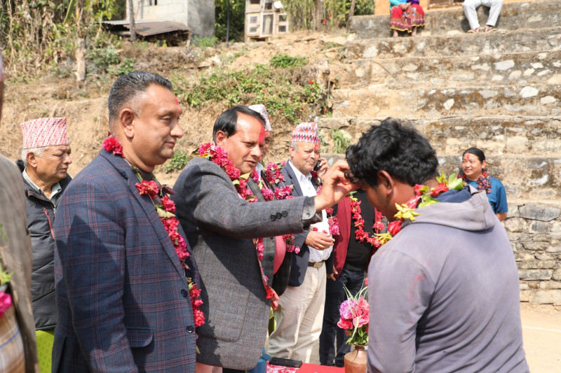 Bharatraj Dhakal Pledges 'Prosperous Nepal, Advanced Syangja' in Election Campaign