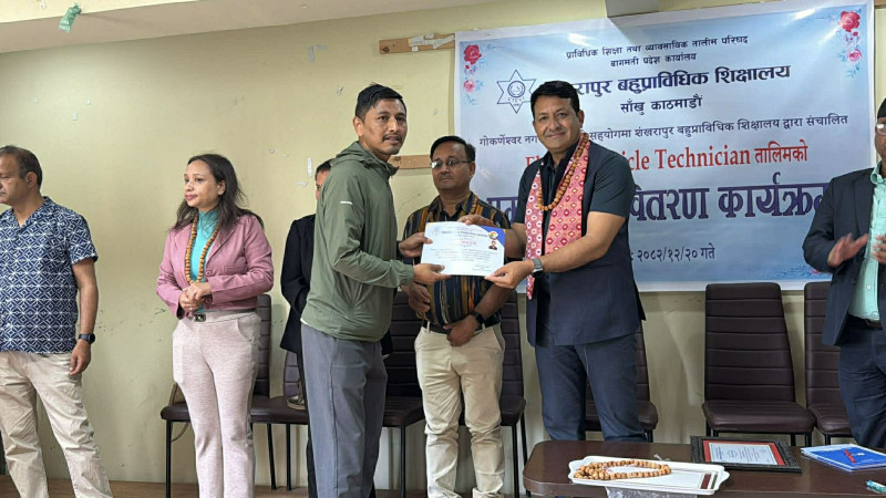 Gokarneshwar Municipality Empowers 30 Youth with EV Repair Training