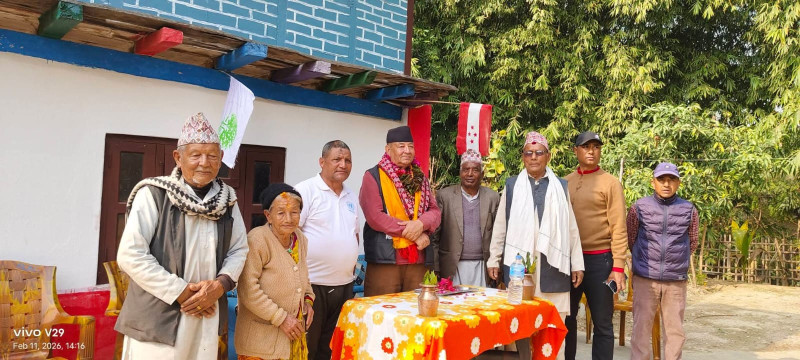 At 70, Bidur Basnet Leads Door-to-Door Campaign with Full Vigor
