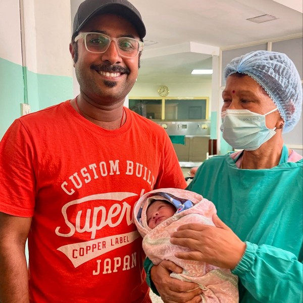 Actor Bijay Baral Becomes Father for the Second Time
