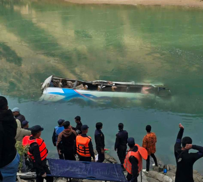 Nine Fatalities in Passenger Bus Accident in Ramechhap
