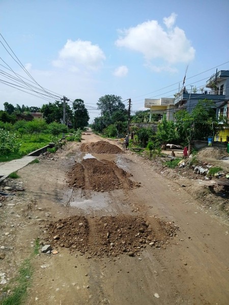 Dhangadhi Sub-Metropolitan City Repairs Potholes in Several Wards, Ensures Smooth Traffic