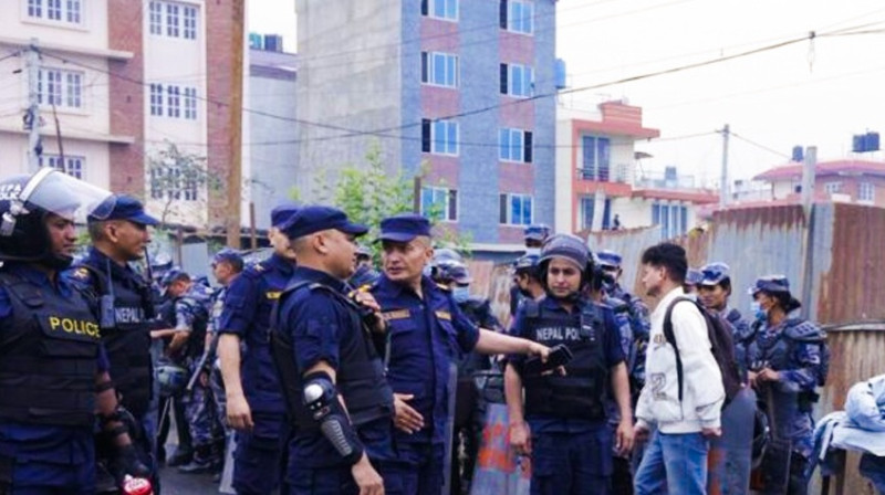 IGP Karki Reaches Manohara Riverside Following Clash
