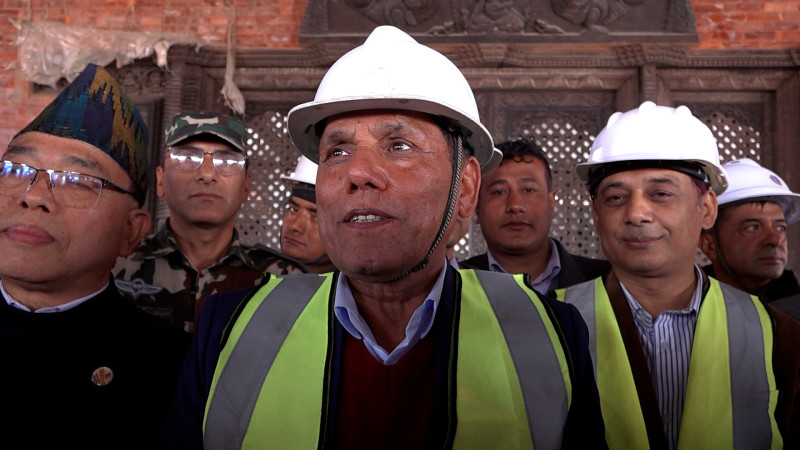 Minister Ingnam Inspects Progress of Under-Construction Parliament Building