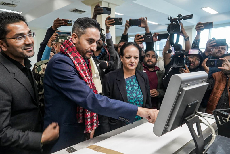 Minister Kharel Monitors Free Wi-Fi Internet Service in Panauti (Photo Feature)