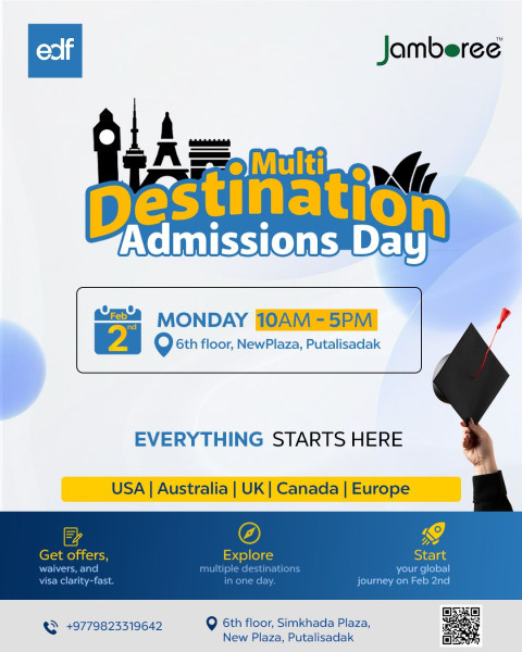 EDF Jamboree Nepal Announces Multi-Destination Admission Day 2026