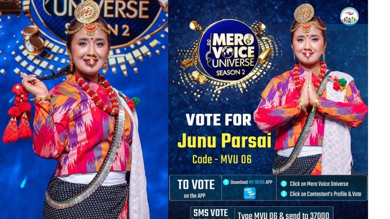 Junu Prasai from Atharai Makes it to the Top 7 of ‘Mero Voice Universe Season 2’