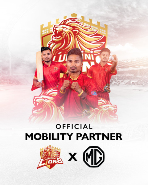 MG Drives Lumbini Lions Forward as Official Mobility Partner in NPL