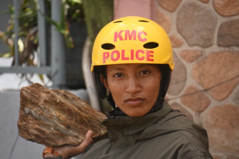 Repair Work Underway Along Manumati River in Bafal with metropolitan police (Photos)