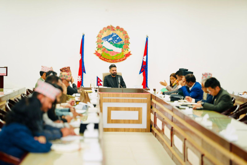 Cabinet Meeting Underway at Singha Durbar (Photos)
