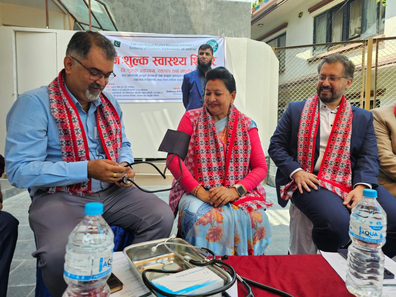 Pakistan Embassy and PNAN Host Free Medical Camp in Kathmandu