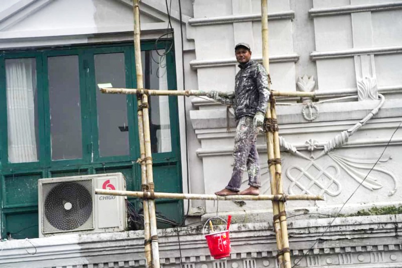 Renovation Work Begins at Ministry of Finance After Zen Z Protest Fire (Photos)