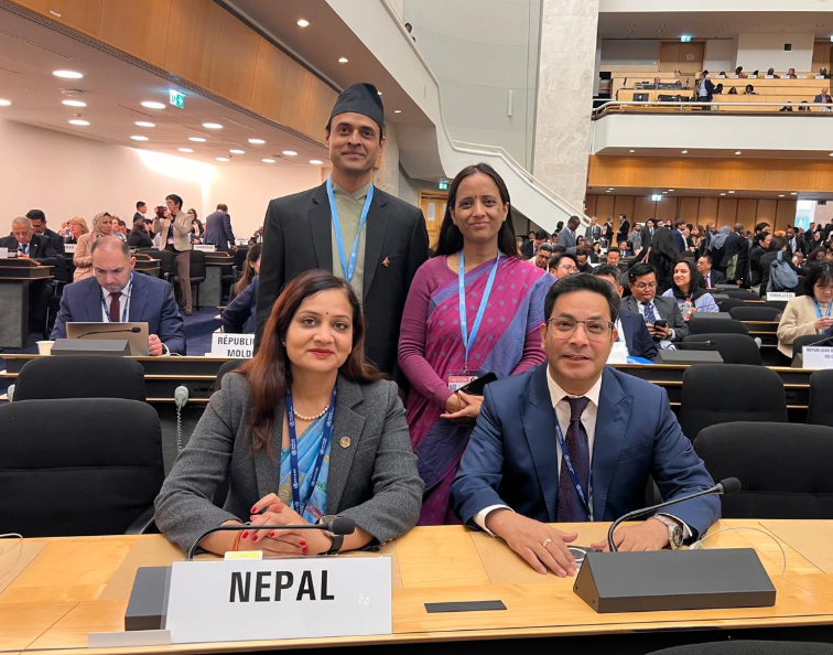 Nepal Unanimously Elected Vice-President of World Health Assembly
