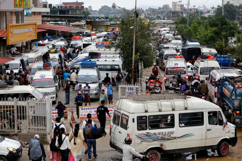 Crowds Increasing as Dashain Approaches: People Leaving Kathmandu Valley
