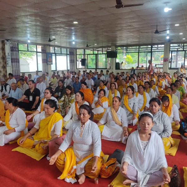 Chaturmas Vrat Ceremony and Shrimad Bhagwat Katha at Narayansthan