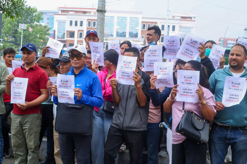 Youth Protest in Kathmandu Over Israel Employment Assurance Discrepancies