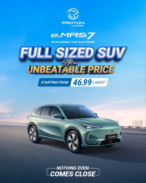 Proton EMAS 7 – Full Sized SUV at an Unbeatable Price