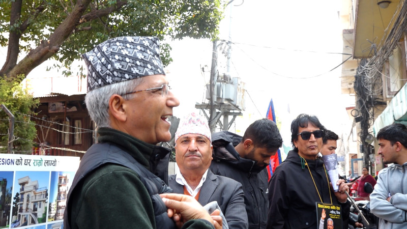 Rabindra Mishra Intensifies Door-to-Door Campaign in Kathmandu-1