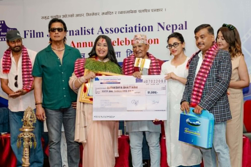 Film Journalist Suraksha Bhattarai Honored with National Film Journalism Award