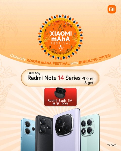 Xiaomi announces Festive Bundling Scheme for Redmi Note 14 Series 
