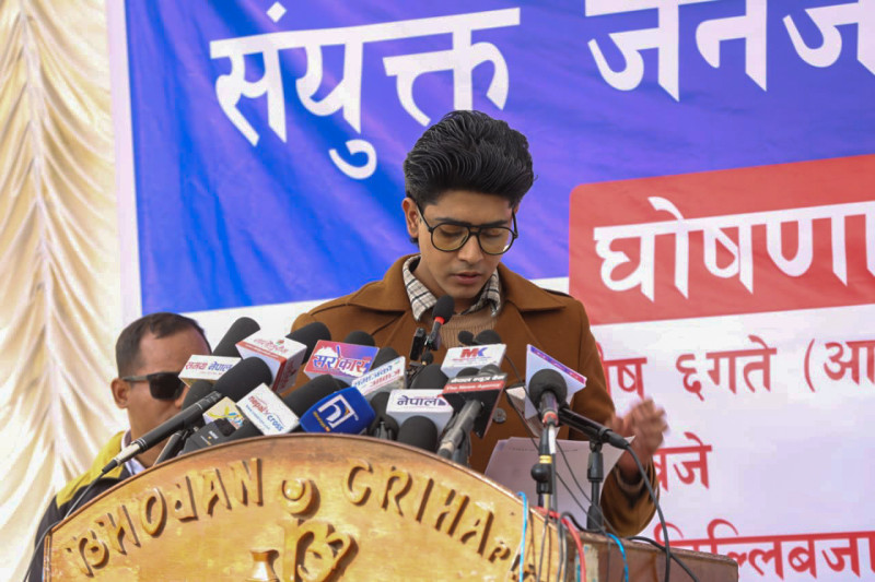 Gen Z Activist Dhungana Criticizes PM, Announces Nationwide Peaceful Protest