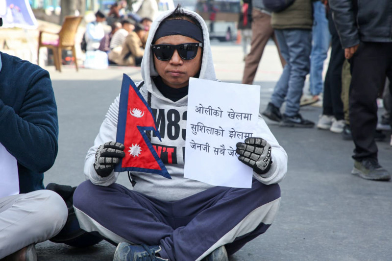 Gen-Z Group Back on the Streets: Outrage Against Sushila Karki-Led Government