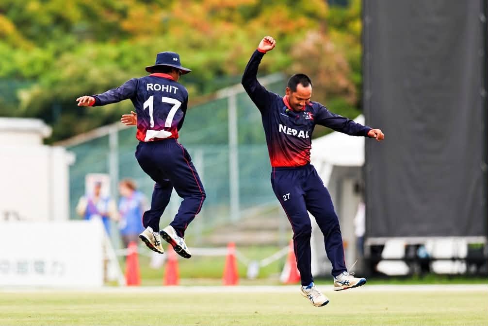 Nepali Cricket Team Starts with a Win, Set to Play Against Japan on Saturday