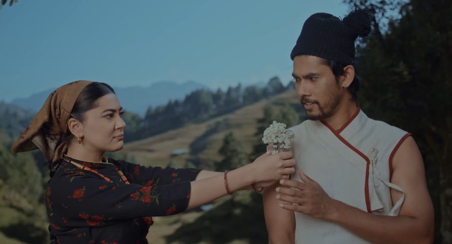 Basanta Bishwokarma and Melina Rai's New Folk Song 'Buki Phool' Released, Garners Audience Love in Short Time