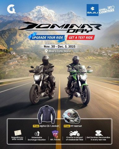 Dominar Day Begins: A Golden Opportunity to Upgrade Your Ride at Biker's café