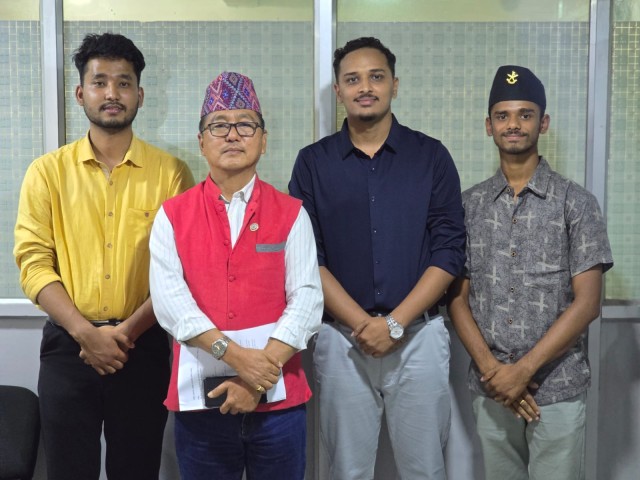 RPP Chair Rajendra Lingden Teams Up with Three Youths to Launch Employment Generation Project
