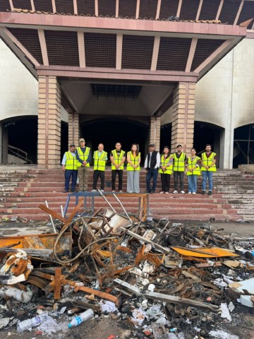 NRNA Conducts On-Site Assessment of Damage to the Federal Parliament Building
