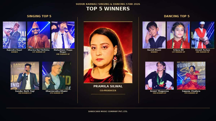 'Sudur Karnali Singing and Dancing Star 2026' Title Awarded to Rajendra Dayal and Hanish Mauni