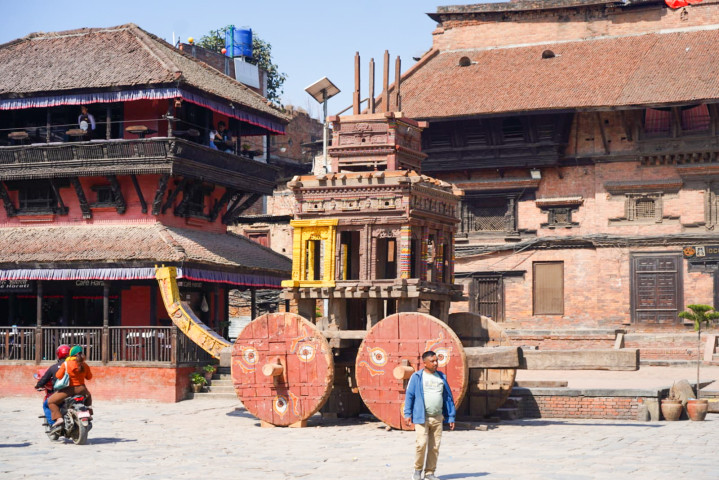 Bisket Jatra Chariot Construction Half Completed (Photos)