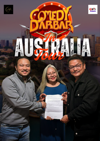 Shovit Starts Preparations for 'Australia Tour' with Comedy Darbar Team