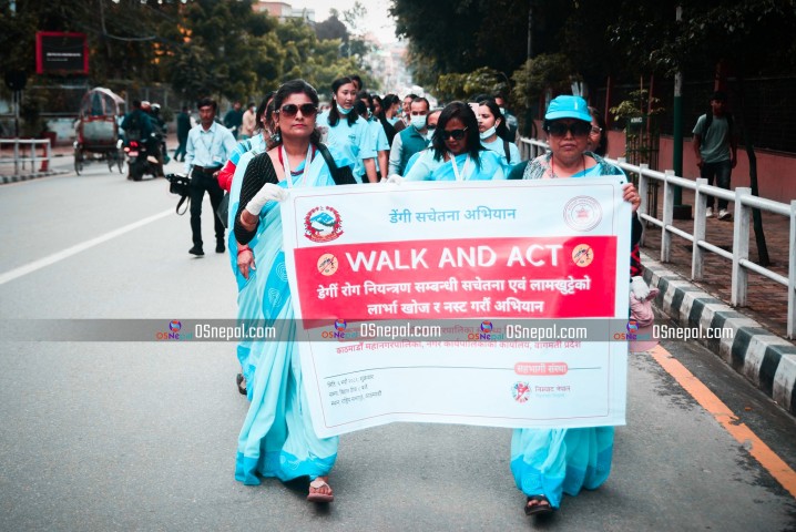 “WALK AND ACT” Campaign Organized in Kathmandu for Dengue Control