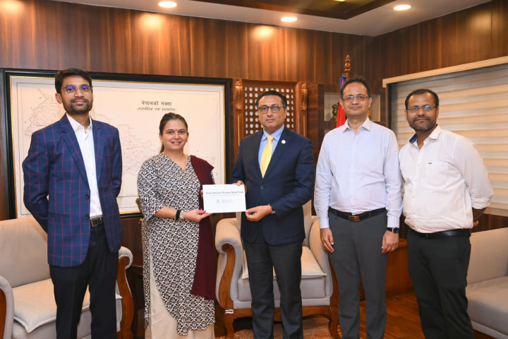 Shankar Group Donates Rs 4 Crore for Bhotekoshi Flood Victims