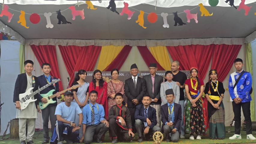 Tihar Program Grandly Concluded at Everest School
