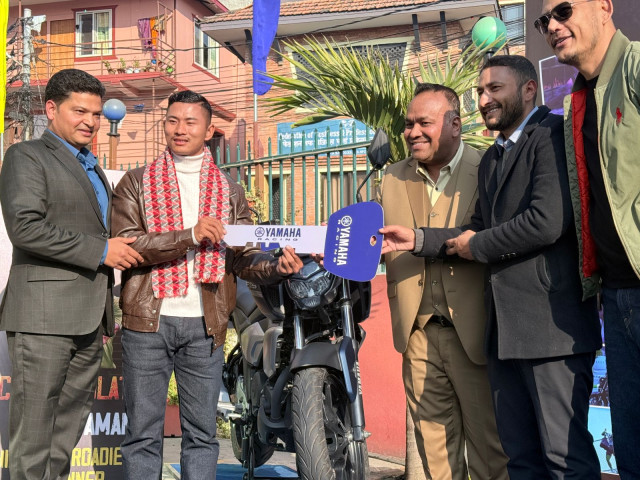 Yamaha FZ V3 Handed Over to Himalaya Roadies Season 7 Winner Anish Tamang