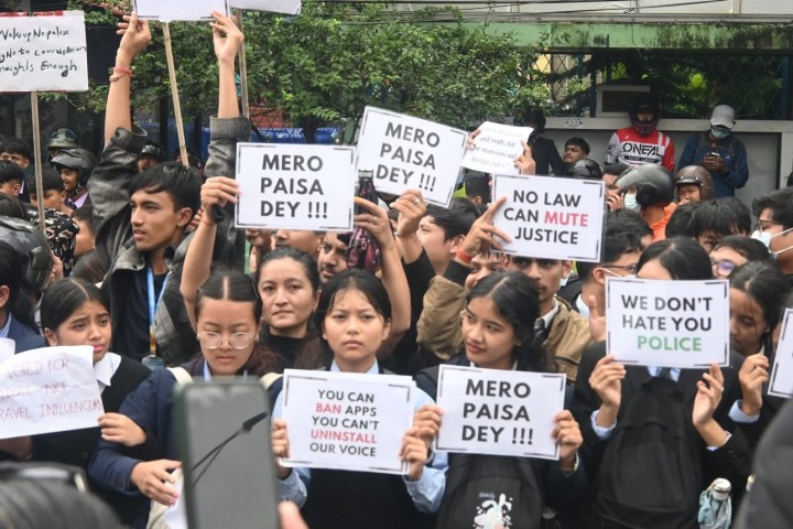 Gen-Z Generation Stages Anti-Corruption Protest in Pokhara Too (With Photo)