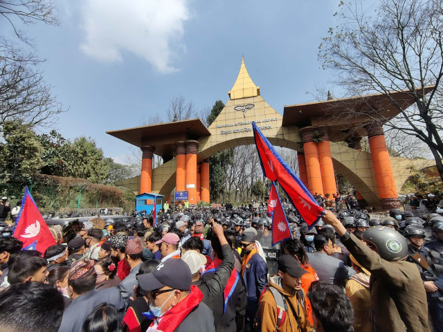 Former King Gyanendra Shah Arrives in Kathmandu