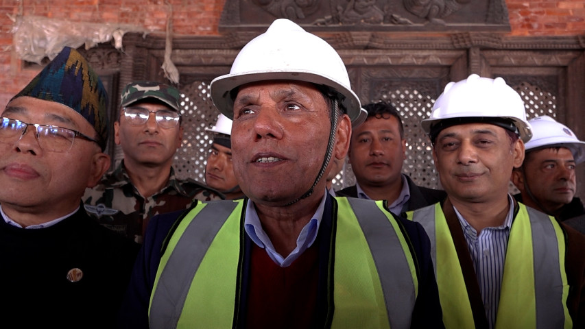 Minister Ingnam Inspects Progress of Under-Construction Parliament Building