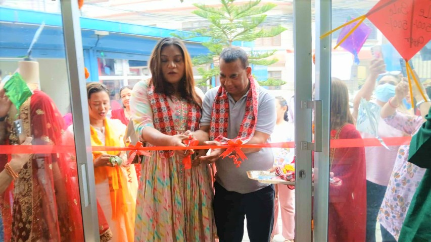 Inauguration of Lunaz Collection and Nail Station in Thimi