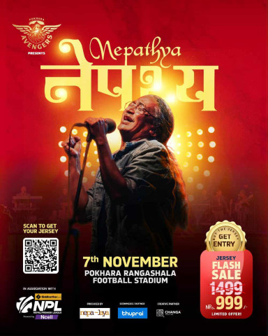 Nepathya Concert in Pokhara for Cricket, Entry Requires Purchasing Pokhara's Jersey