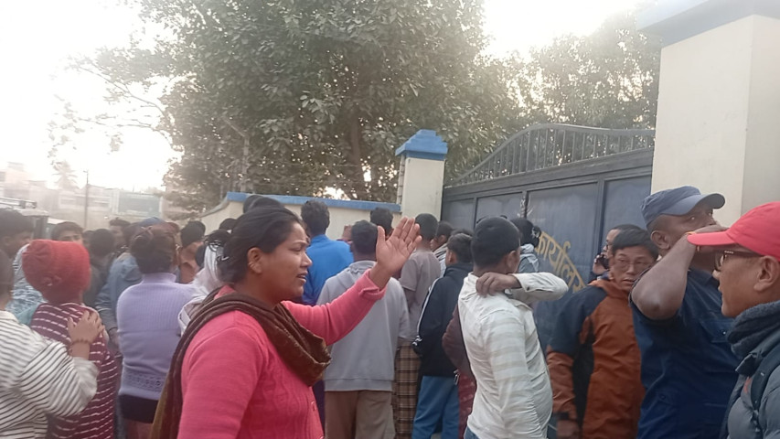 Teenager's Body Disappears from Hospital in Siraha; Relatives Protest