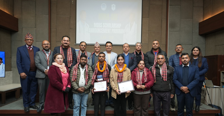 NRNA Announces Full MBBS Scholarships for Two Needy Students in Collaboration with AIU
