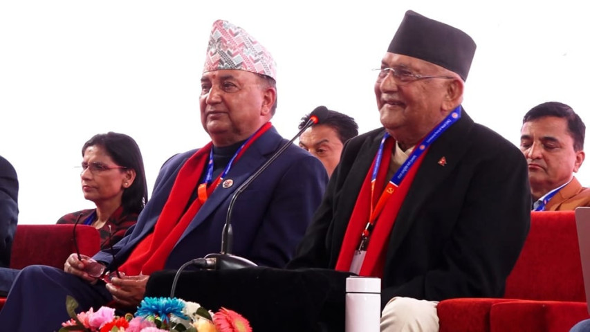 Voting for UML Leadership in Kathmandu Today