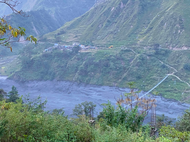 Massive Flood in Budhigandaki River: Lower Riparian Residents Urged to Maintain High Vigilance