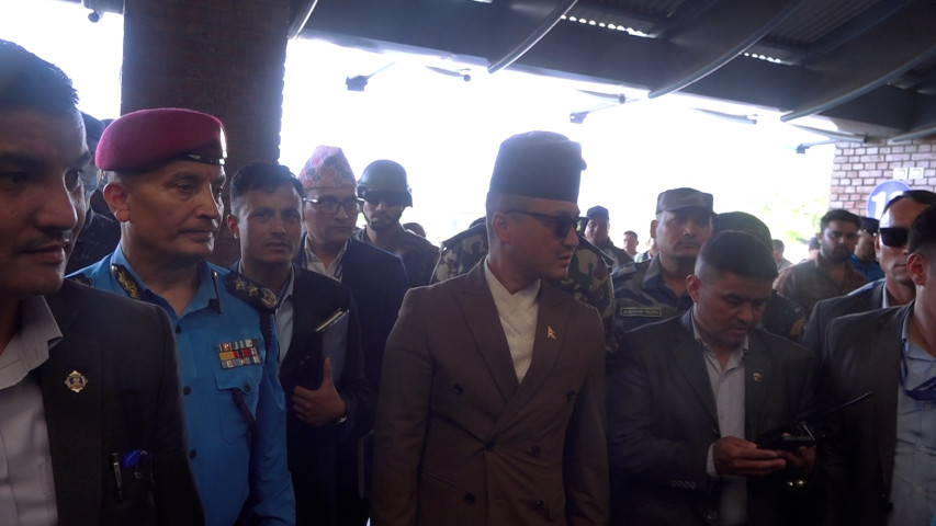 Home Minister Sudhan Gurung on India Visit